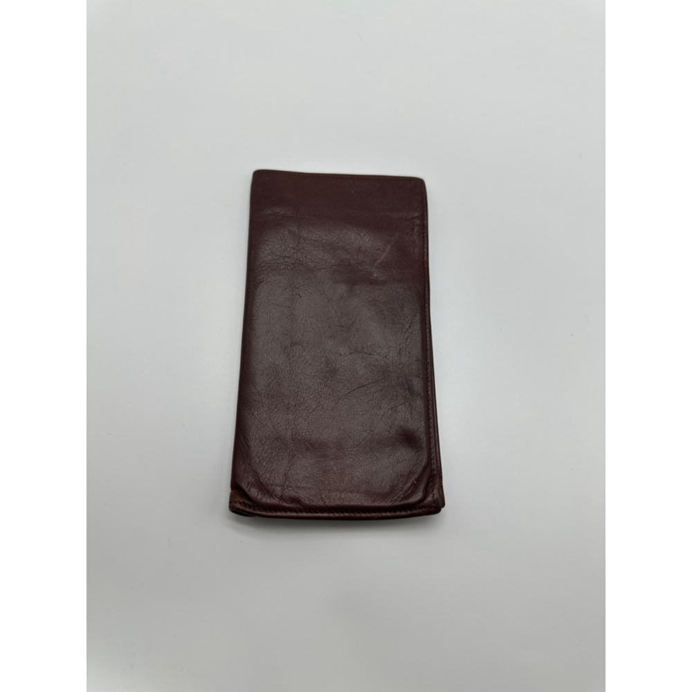 Tilley Leather Wallet Unisex Brown Black One Size